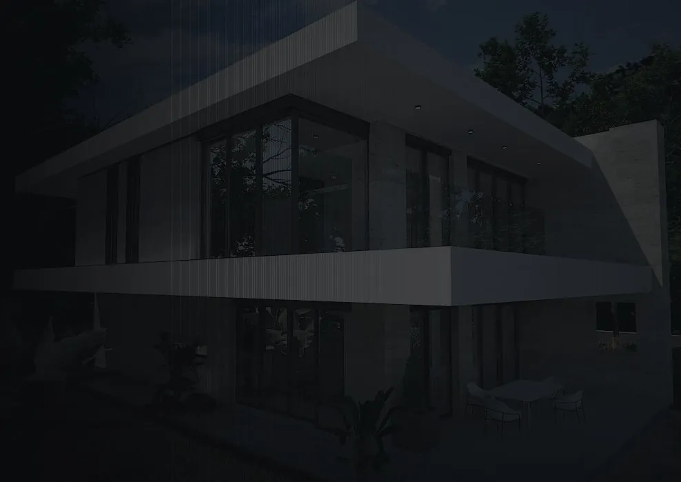 DGN Villa Bolevin — akşam cephe görünümü